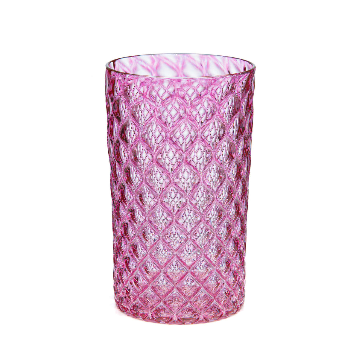 Pomegranate Pink Mandala Glass