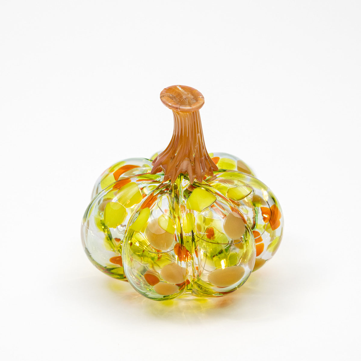 Citrus  Elixir | Mini Organic | Handblown Glass Pumpkin