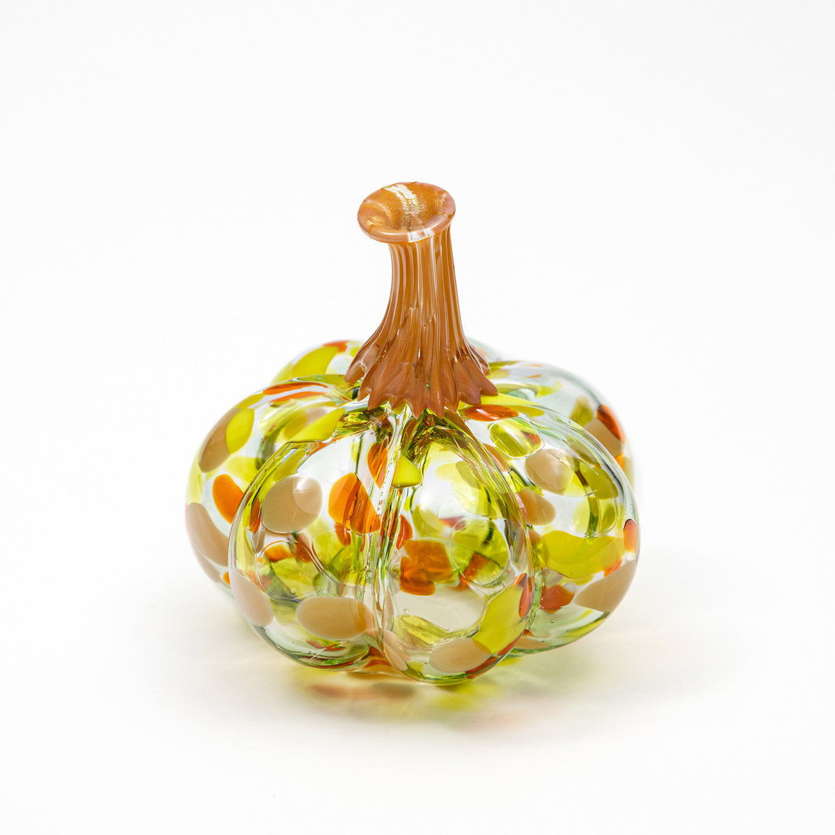 Citrus  Elixir | Mini Organic | Handblown Glass Pumpkin