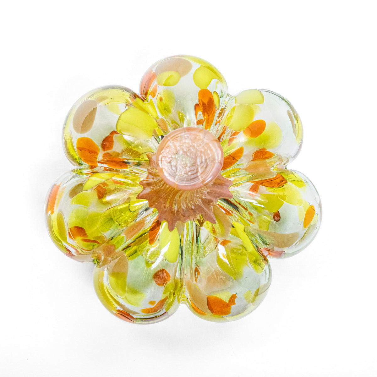 Citrus  Elixir | Mini Organic | Handblown Glass Pumpkin