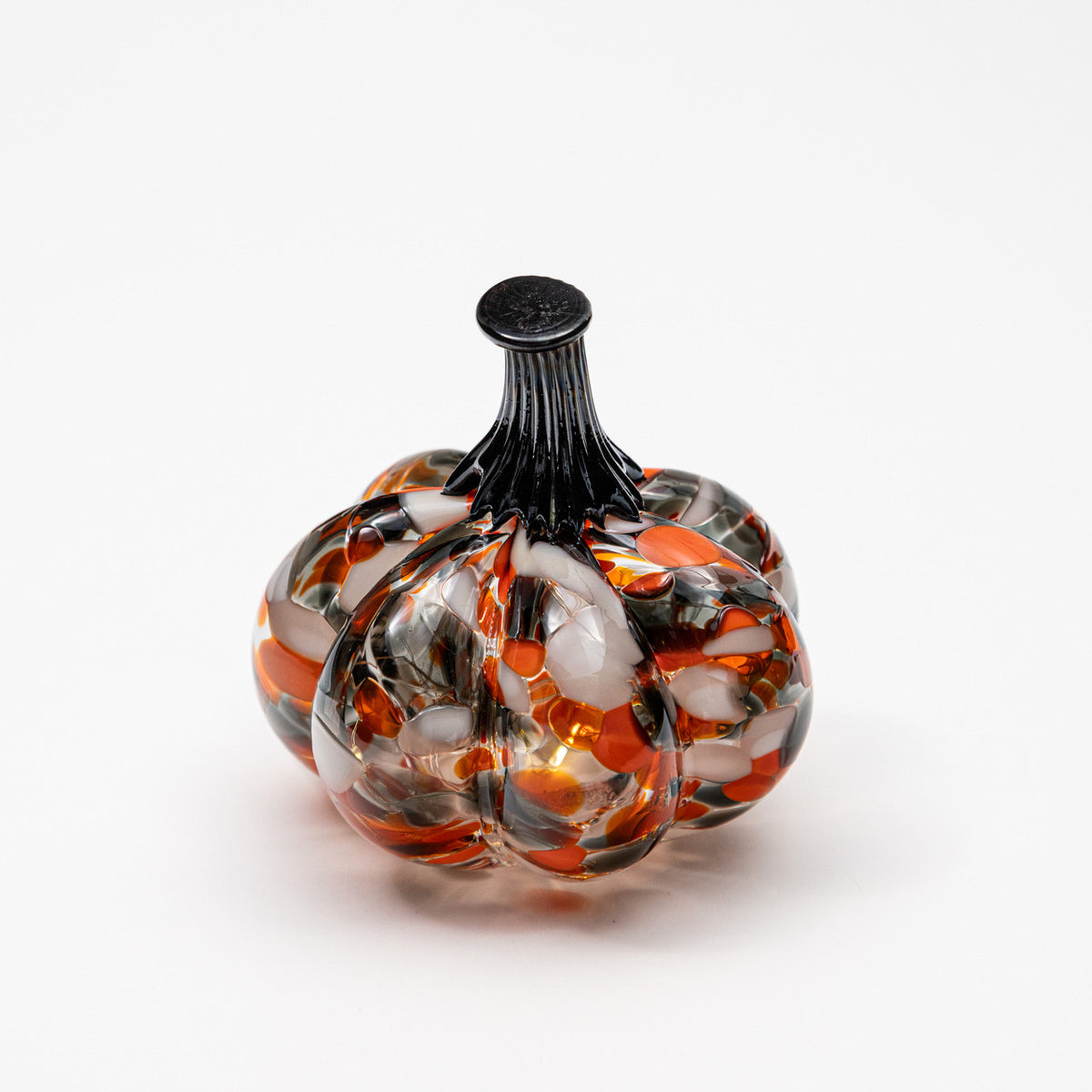Jack O&#39;Lantern | Mini Organic | Handblown Glass Pumpkin
