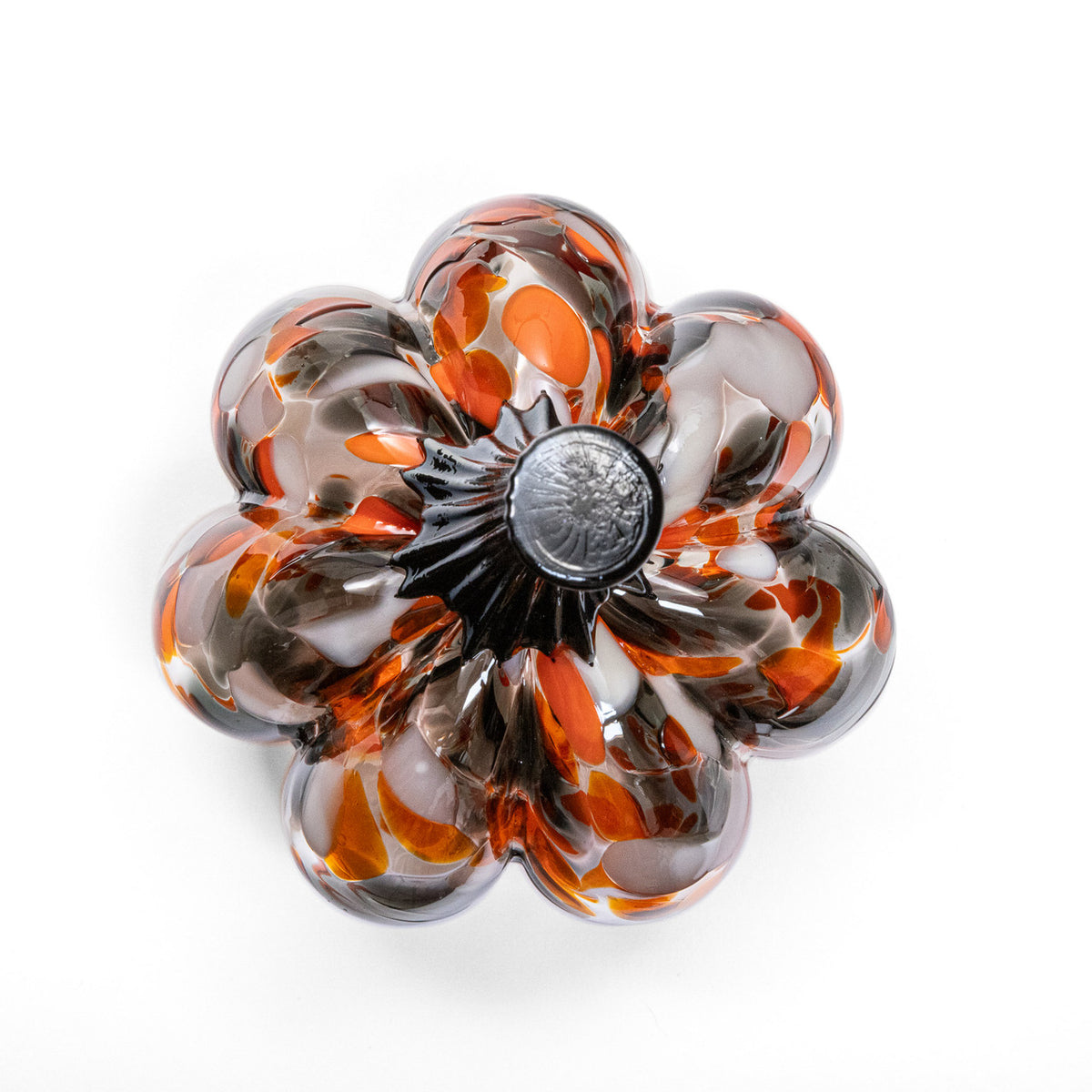 Jack O&#39;Lantern | Mini Organic | Handblown Glass Pumpkin
