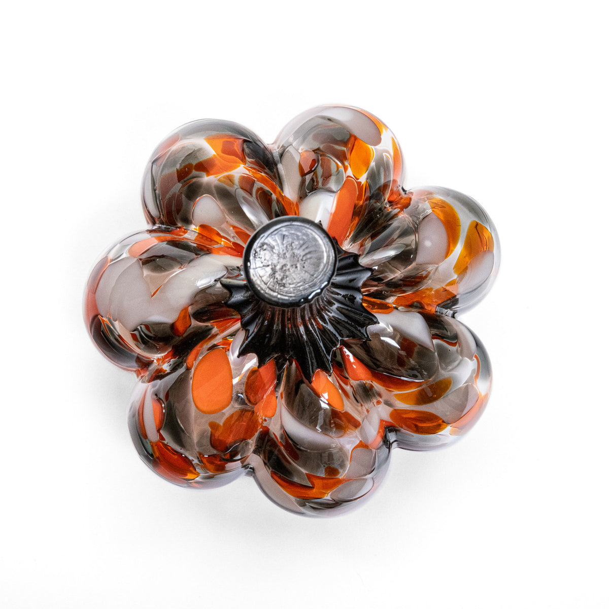 Jack O&#39;Lantern | Mini Organic | Handblown Glass Pumpkin