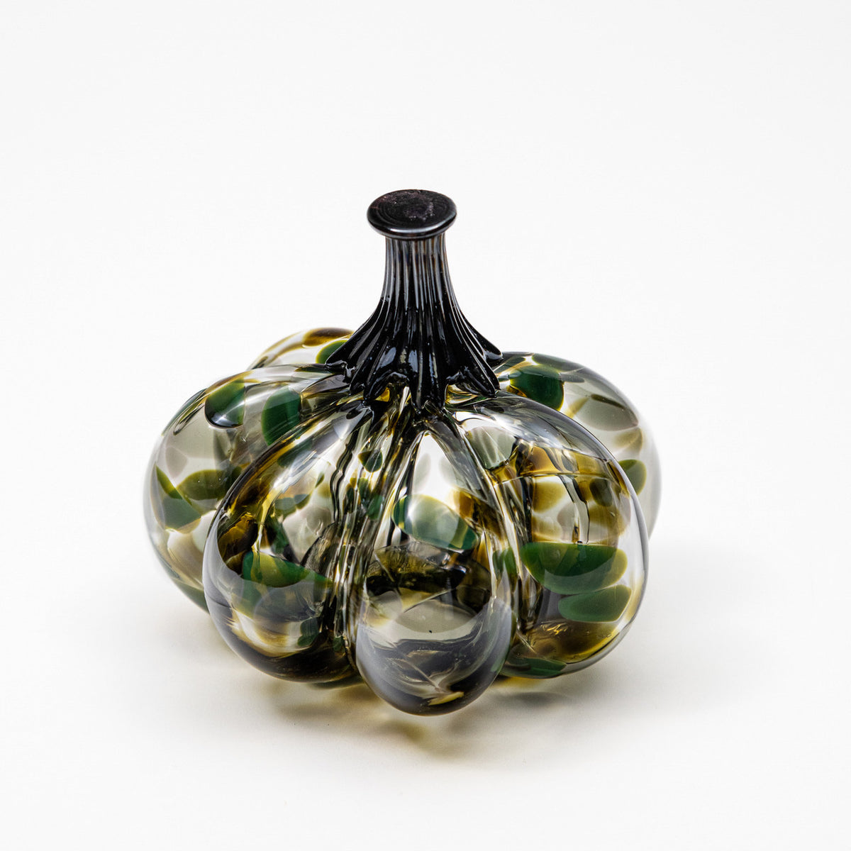 Forest Fog | Mini Organic | Handblown Glass Pumpkin