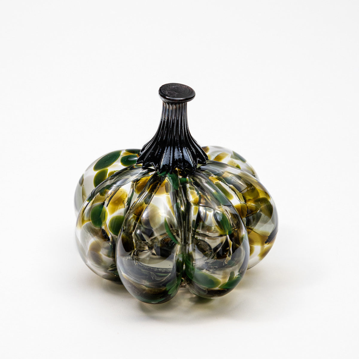 Forest Fog | Mini Organic | Handblown Glass Pumpkin
