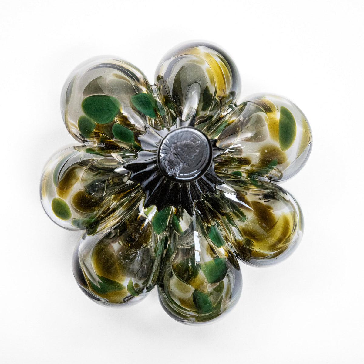 Forest Fog | Mini Organic | Handblown Glass Pumpkin