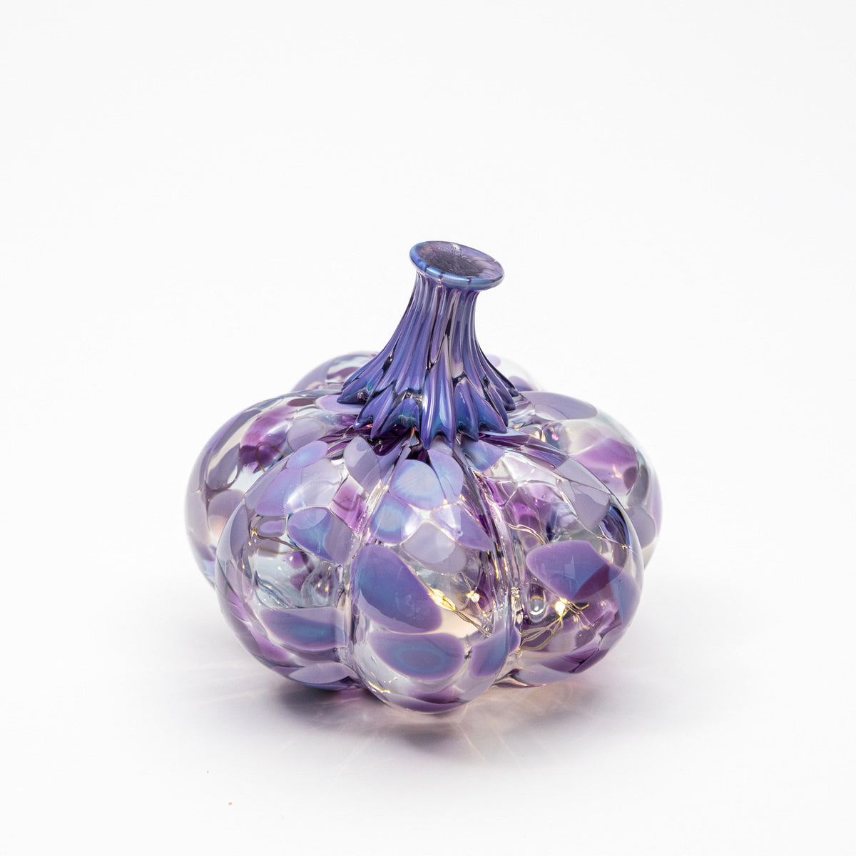 Lilacs &amp; Love | Mini Organic | Handblown Glass Pumpkin