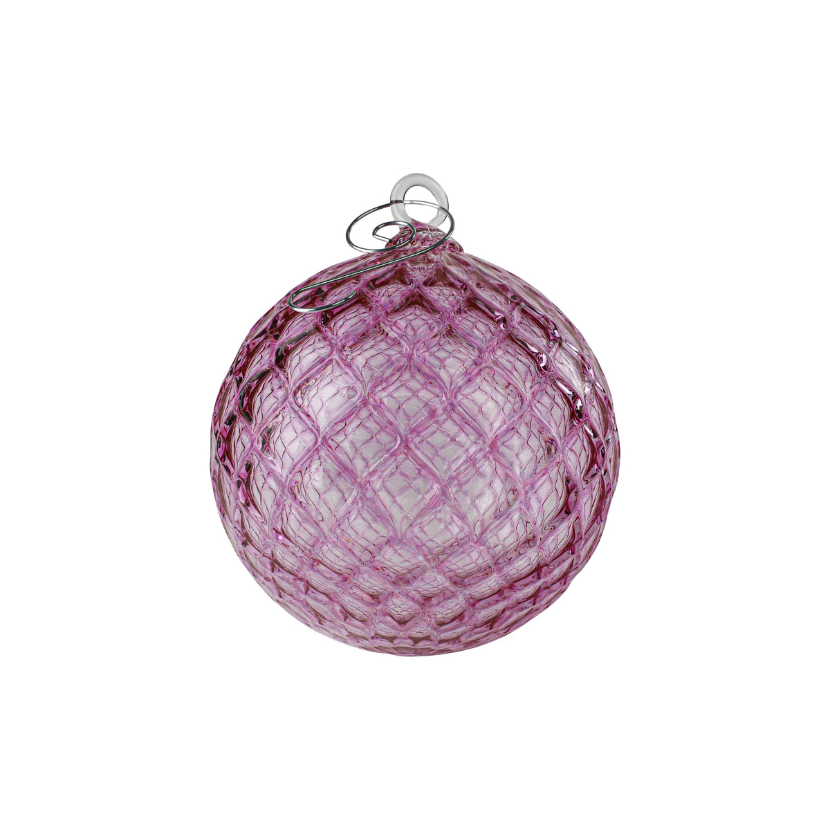 October Birthstone Handblown Glass Ornament