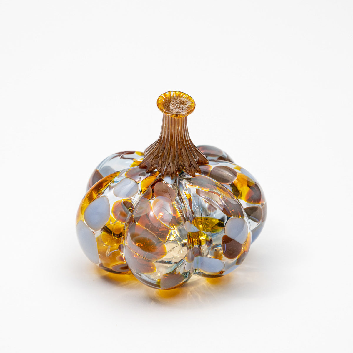 Clouds &amp; Corn Fields | Mini Organic | Handblown Glass Pumpkin
