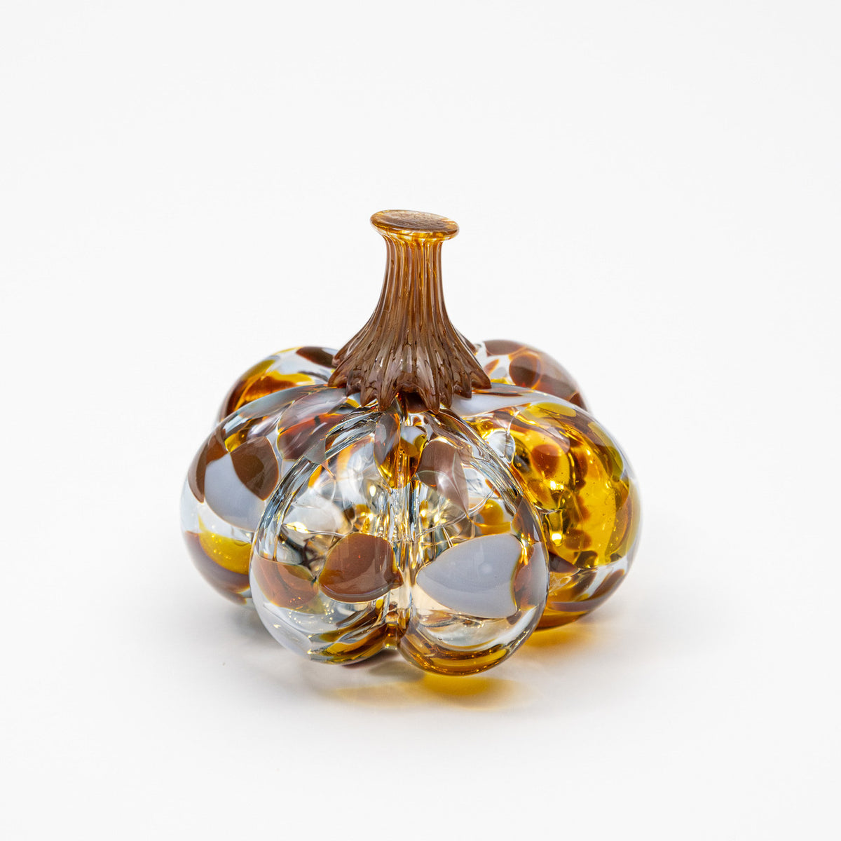 Clouds &amp; Corn Fields | Mini Organic | Handblown Glass Pumpkin