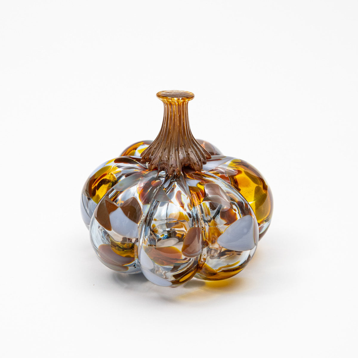 Clouds &amp; Corn Fields | Mini Organic | Handblown Glass Pumpkin