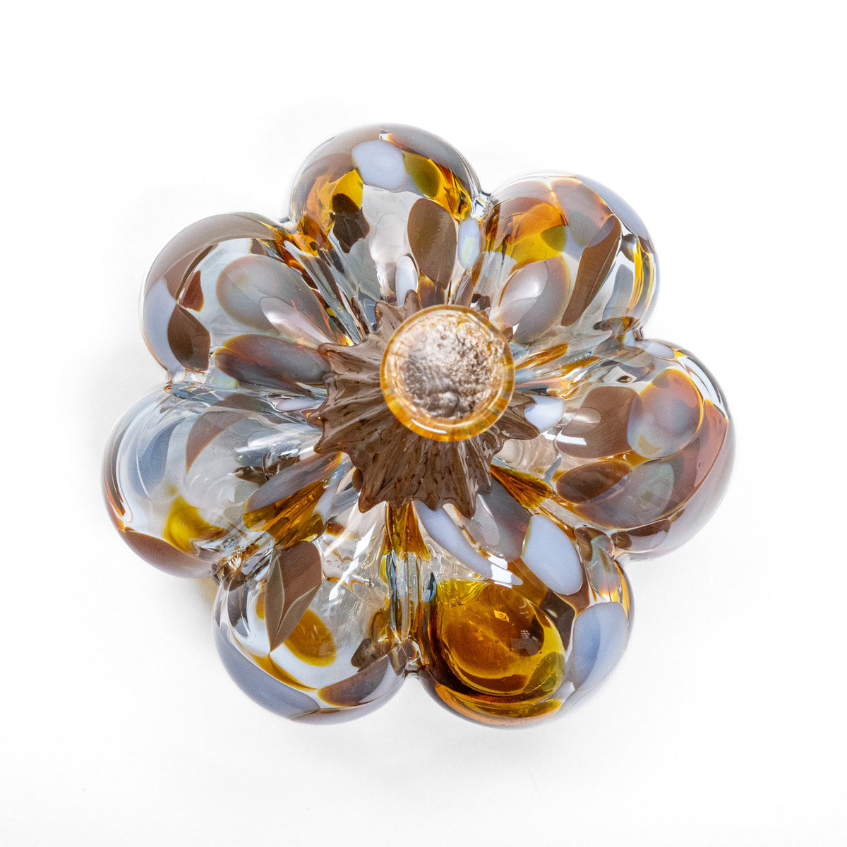 Clouds &amp; Corn Fields | Mini Organic | Handblown Glass Pumpkin