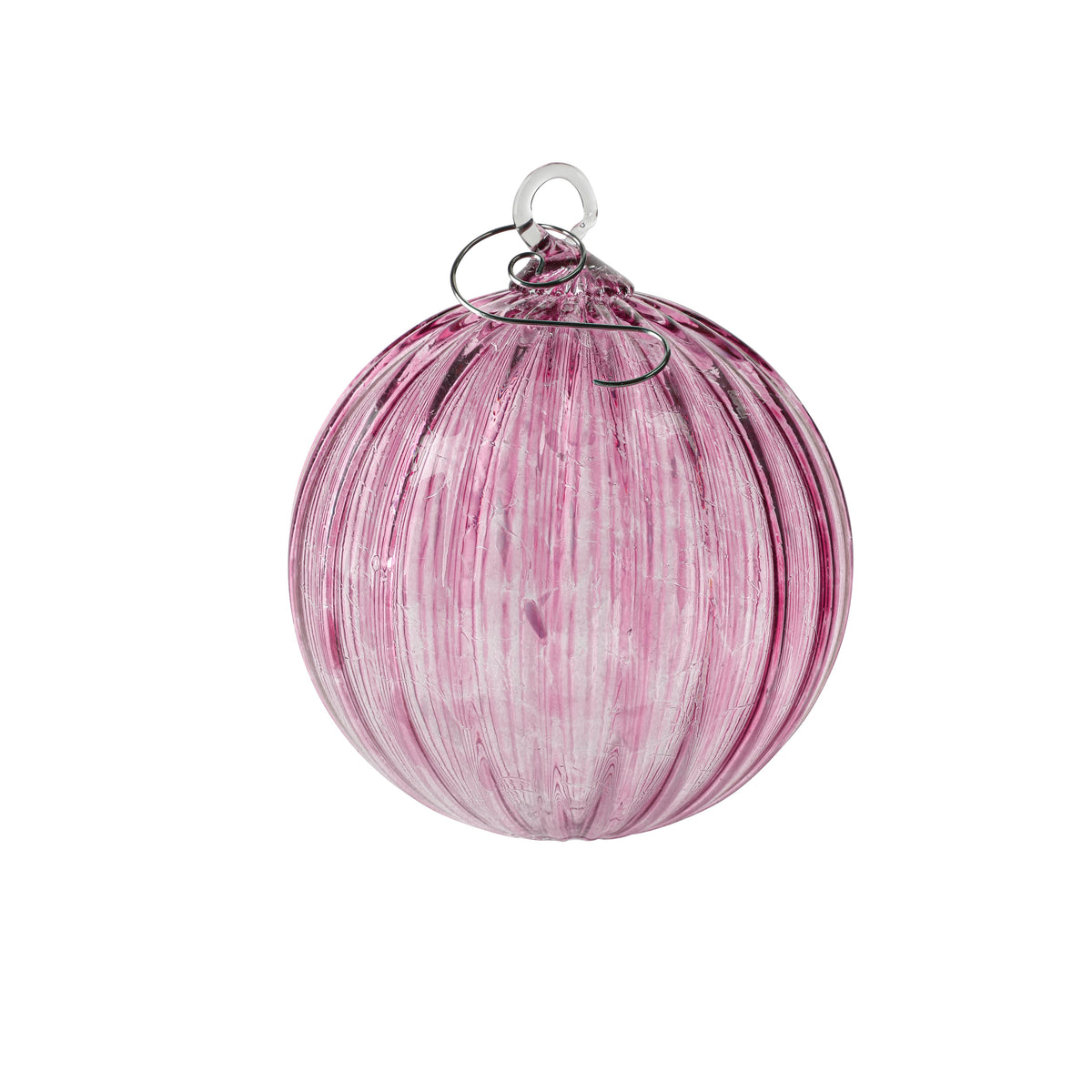 October Birthstone Handblown Glass Ornament