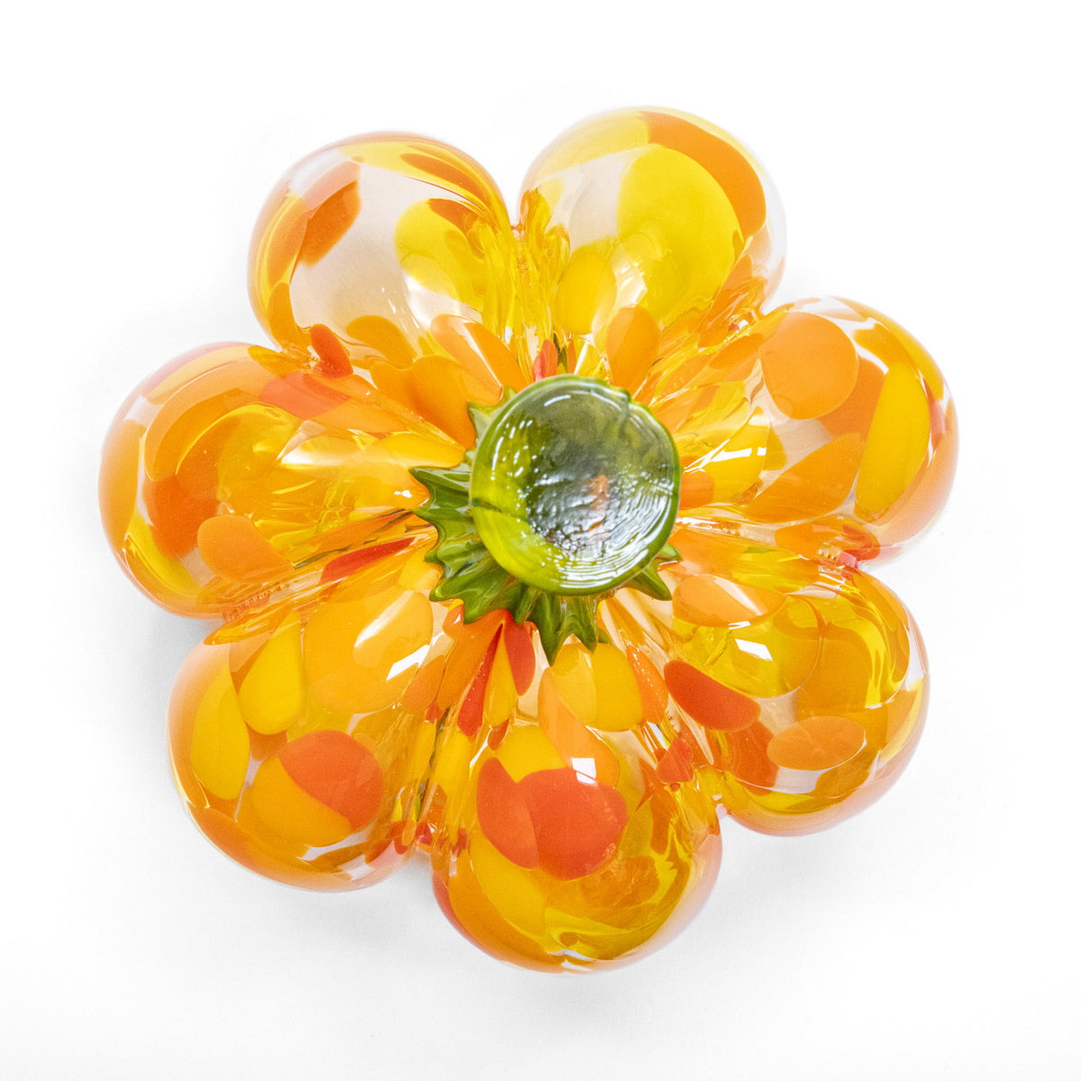 Clementine Grove | Mini Organic | Handblown Glass Pumpkin