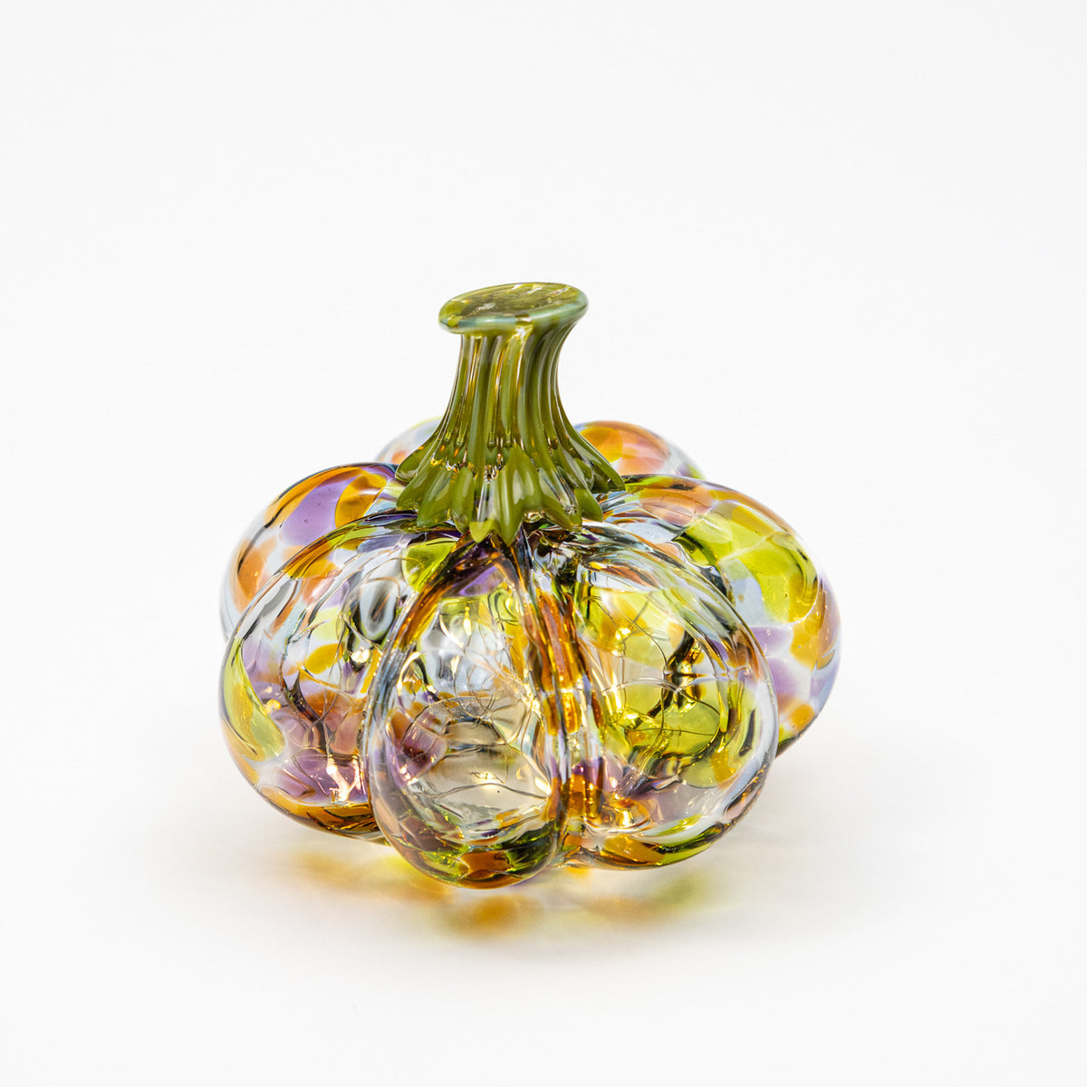 Buzz &amp; Bloom | Mini Organic | Handblown Glass Pumpkin