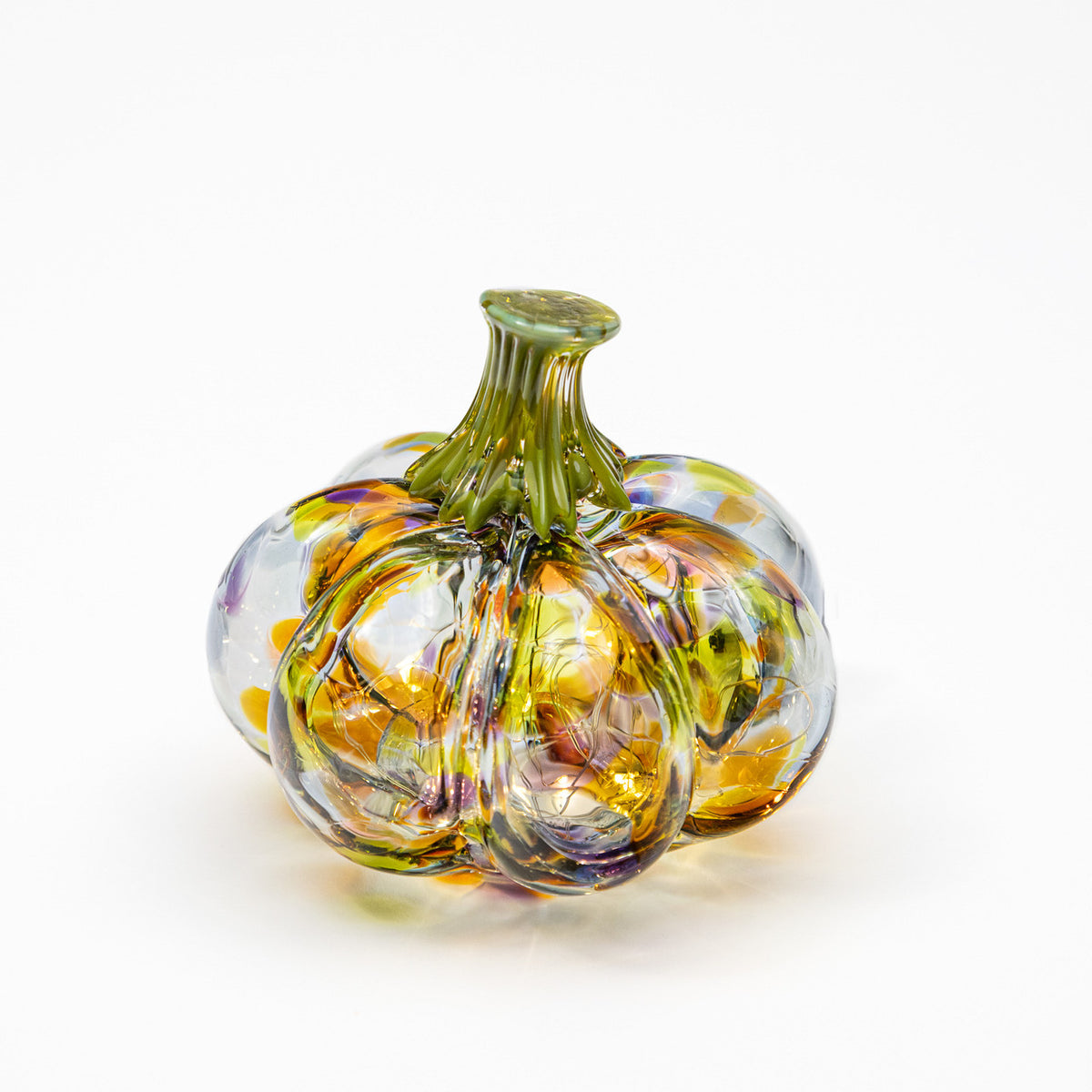 Buzz &amp; Bloom | Mini Organic | Handblown Glass Pumpkin