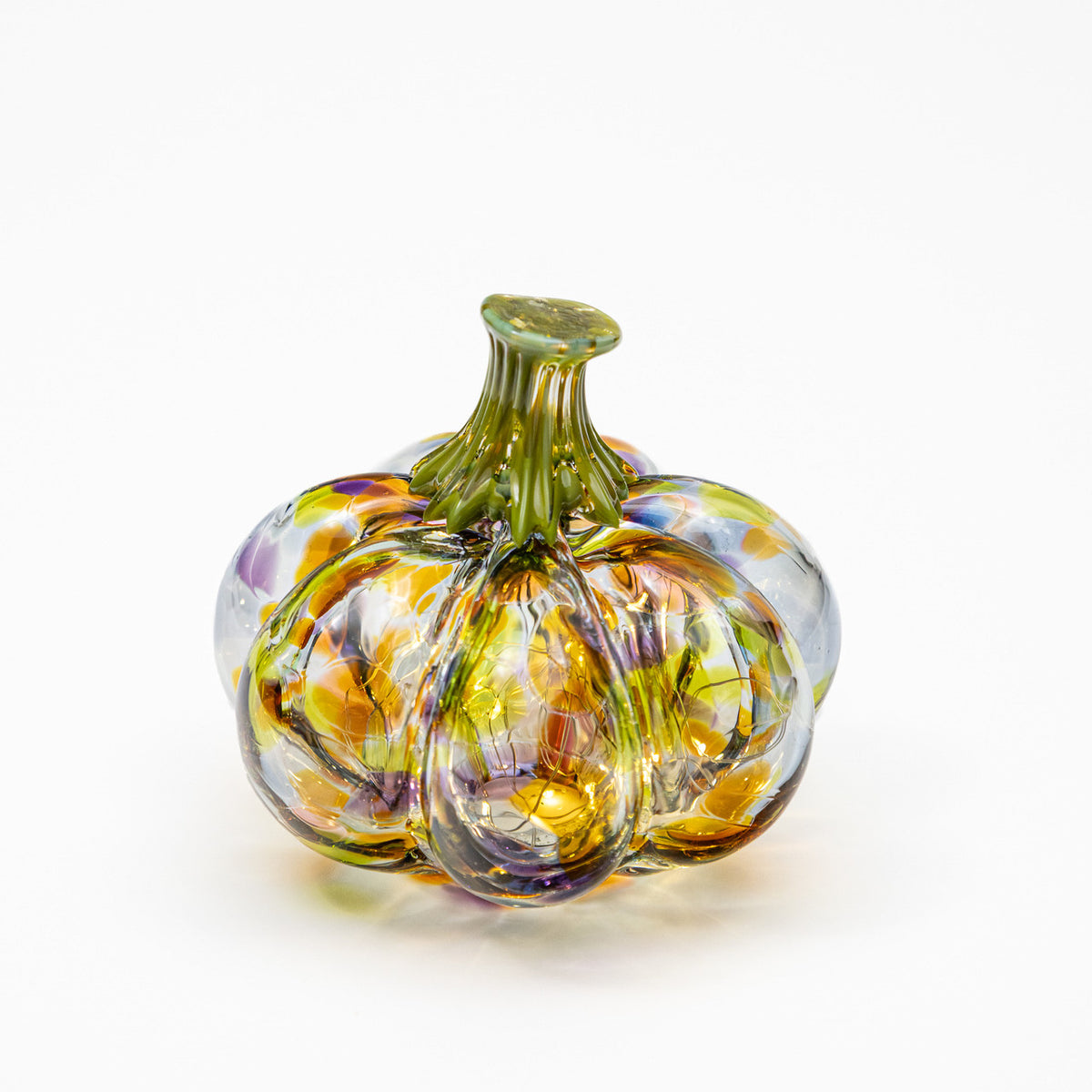Buzz &amp; Bloom | Mini Organic | Handblown Glass Pumpkin