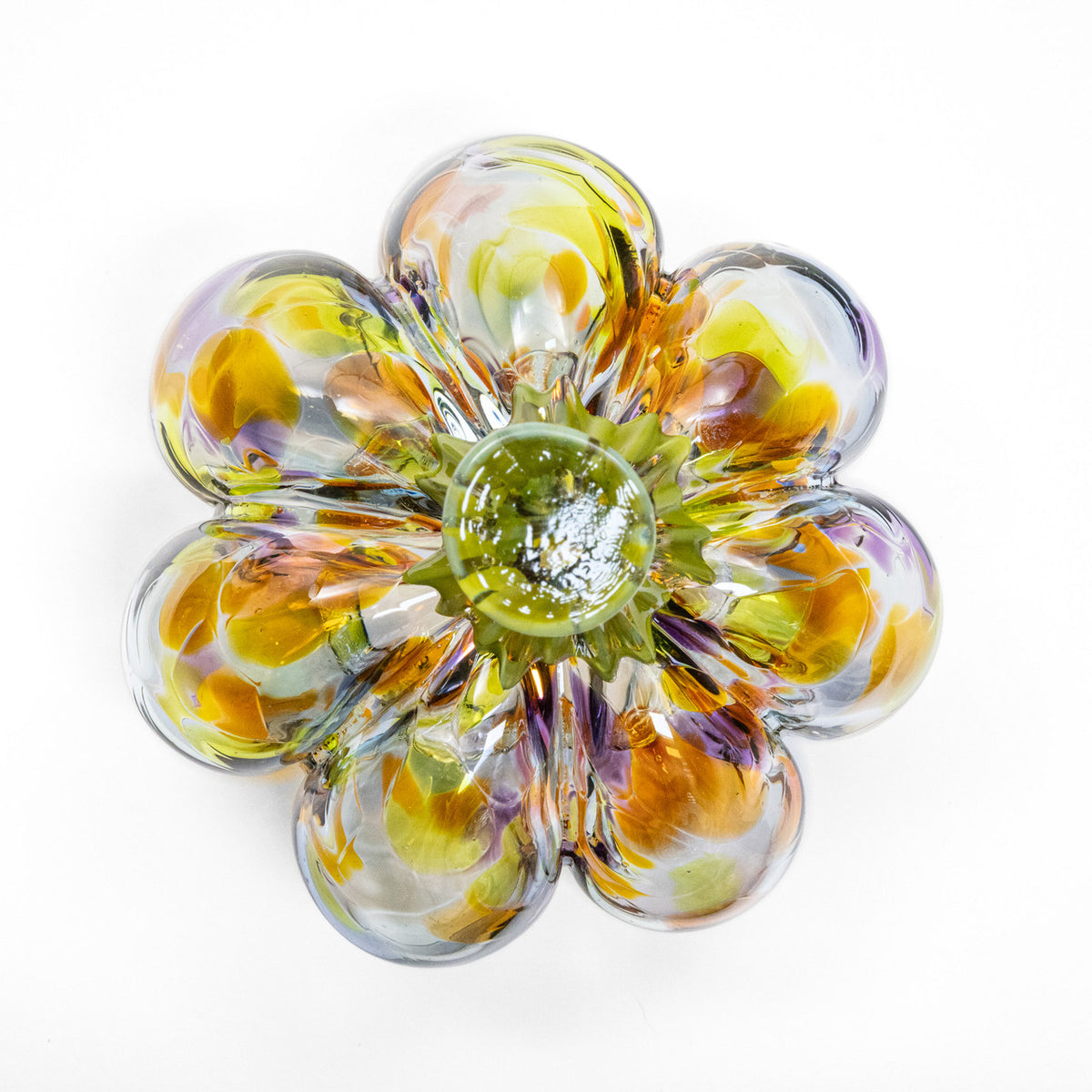 Buzz &amp; Bloom | Mini Organic | Handblown Glass Pumpkin