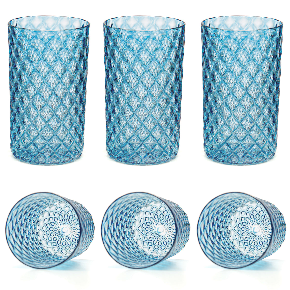 Aqua Mandala Glass
