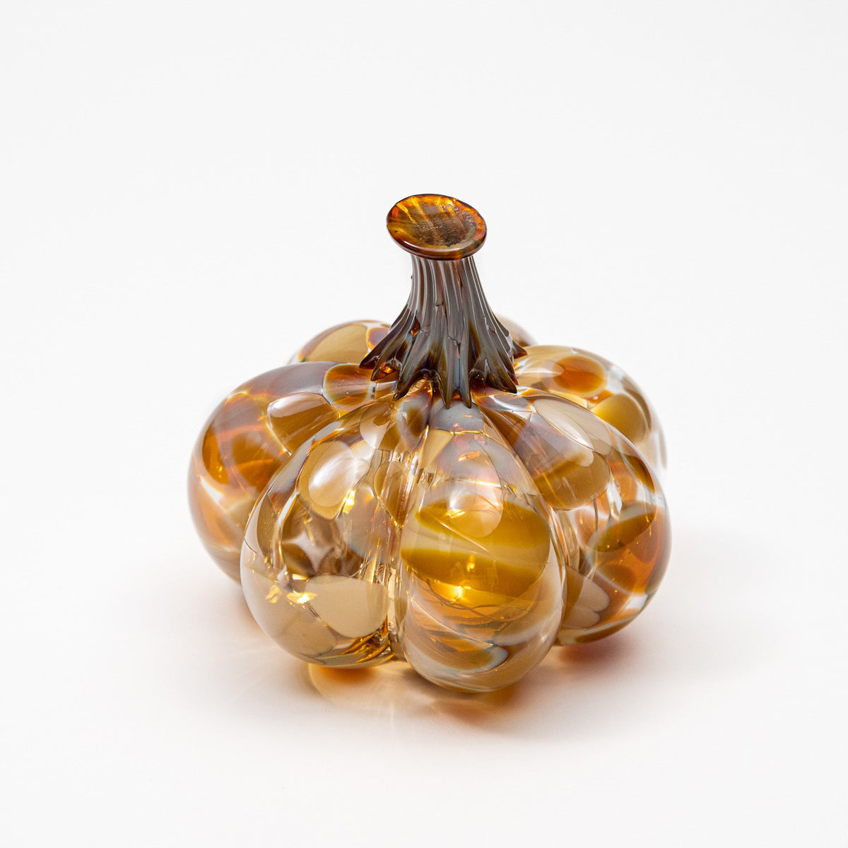 Coffee Crumble | Mini Organic | Handblown Glass Pumpkin