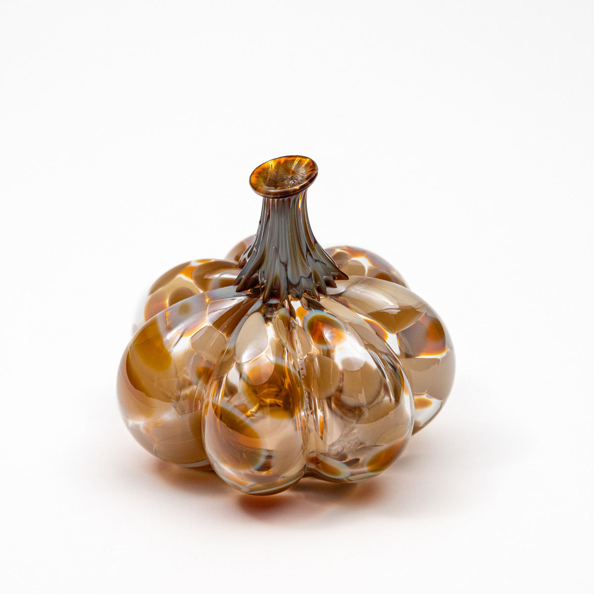 Coffee Crumble | Mini Organic | Handblown Glass Pumpkin