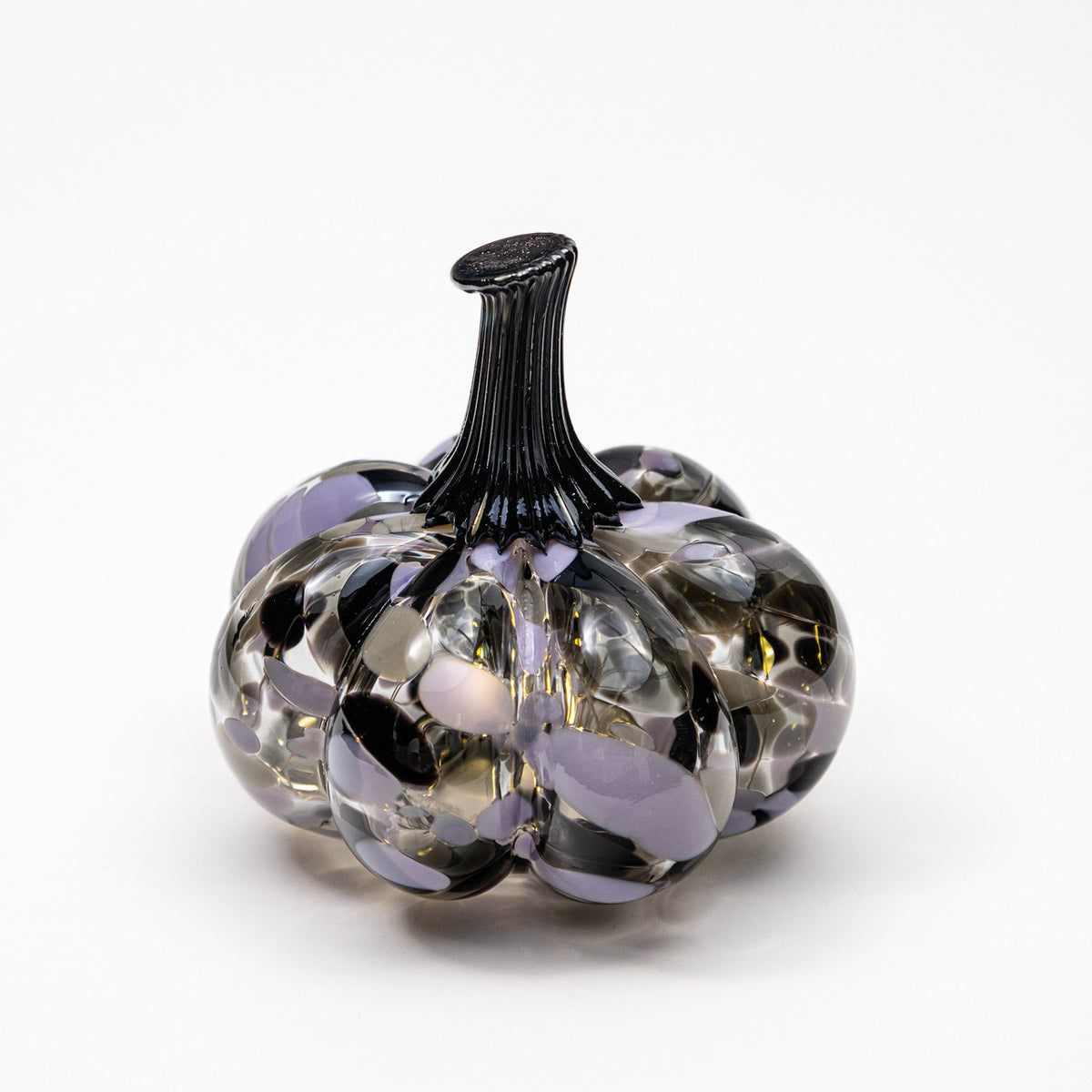 Lavender Fog | Mini Organic | Handblown Glass Pumpkin
