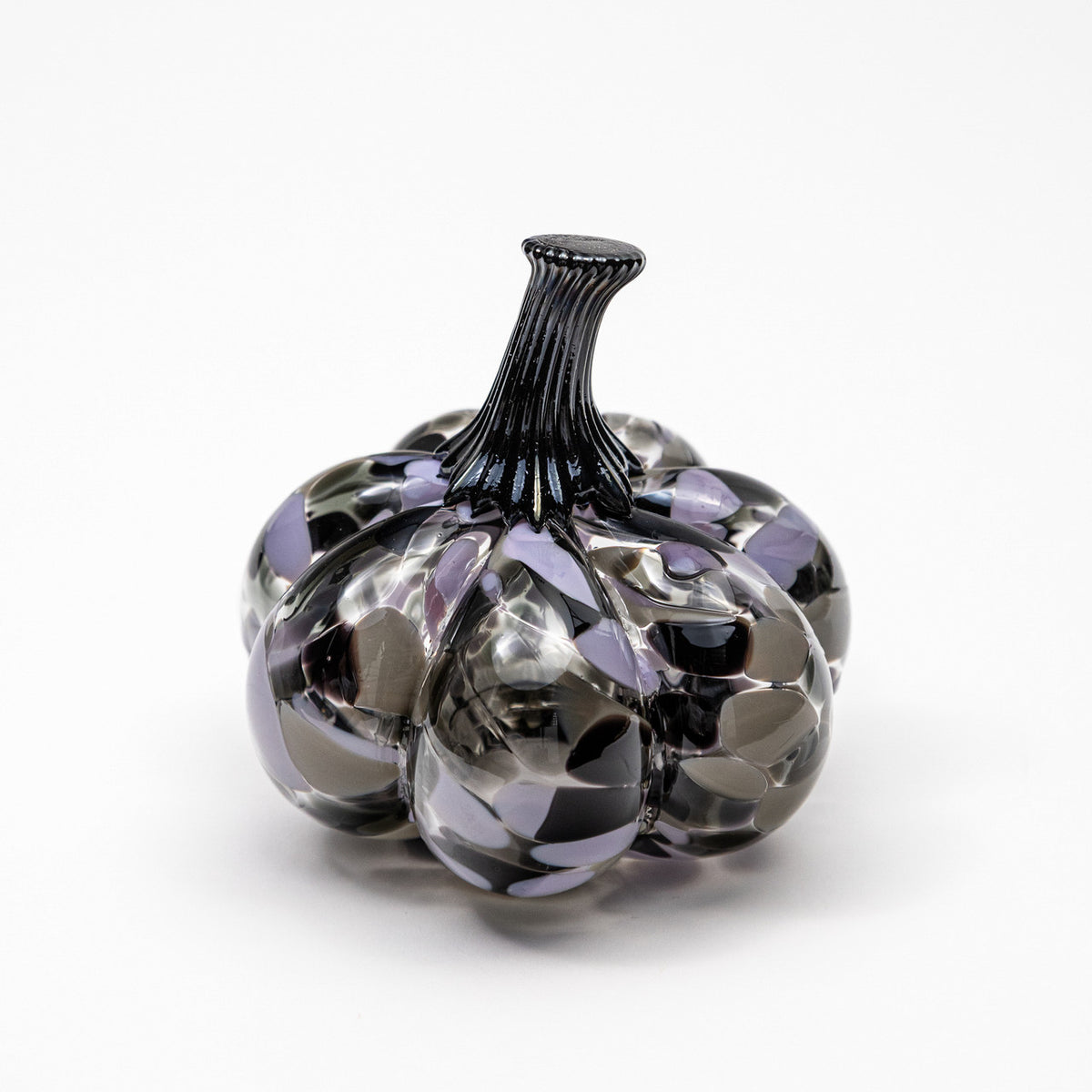 Lavender Fog | Mini Organic | Handblown Glass Pumpkin