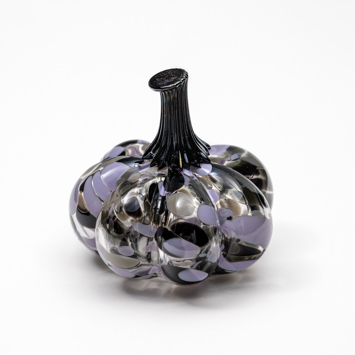 Lavender Fog | Mini Organic | Handblown Glass Pumpkin