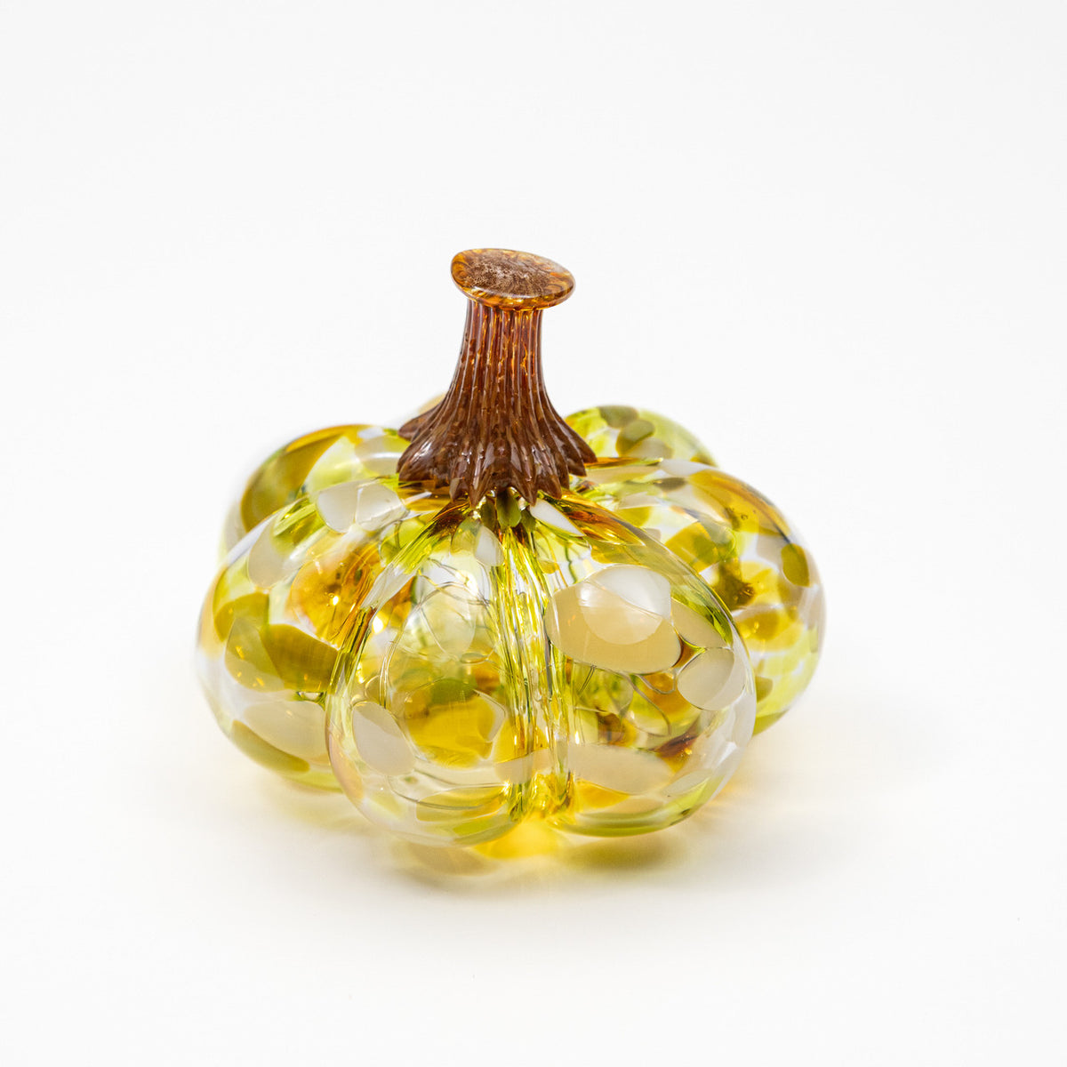 Chamomile Harvest | Mini Organic | Handblown Glass Pumpkin
