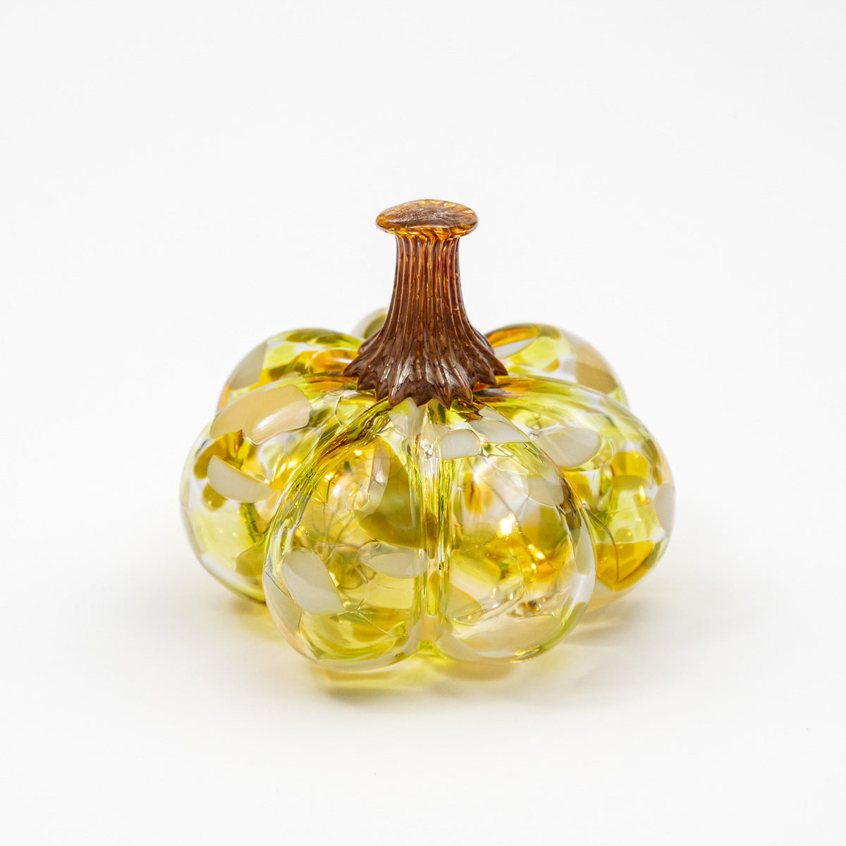 Chamomile Harvest | Mini Organic | Handblown Glass Pumpkin