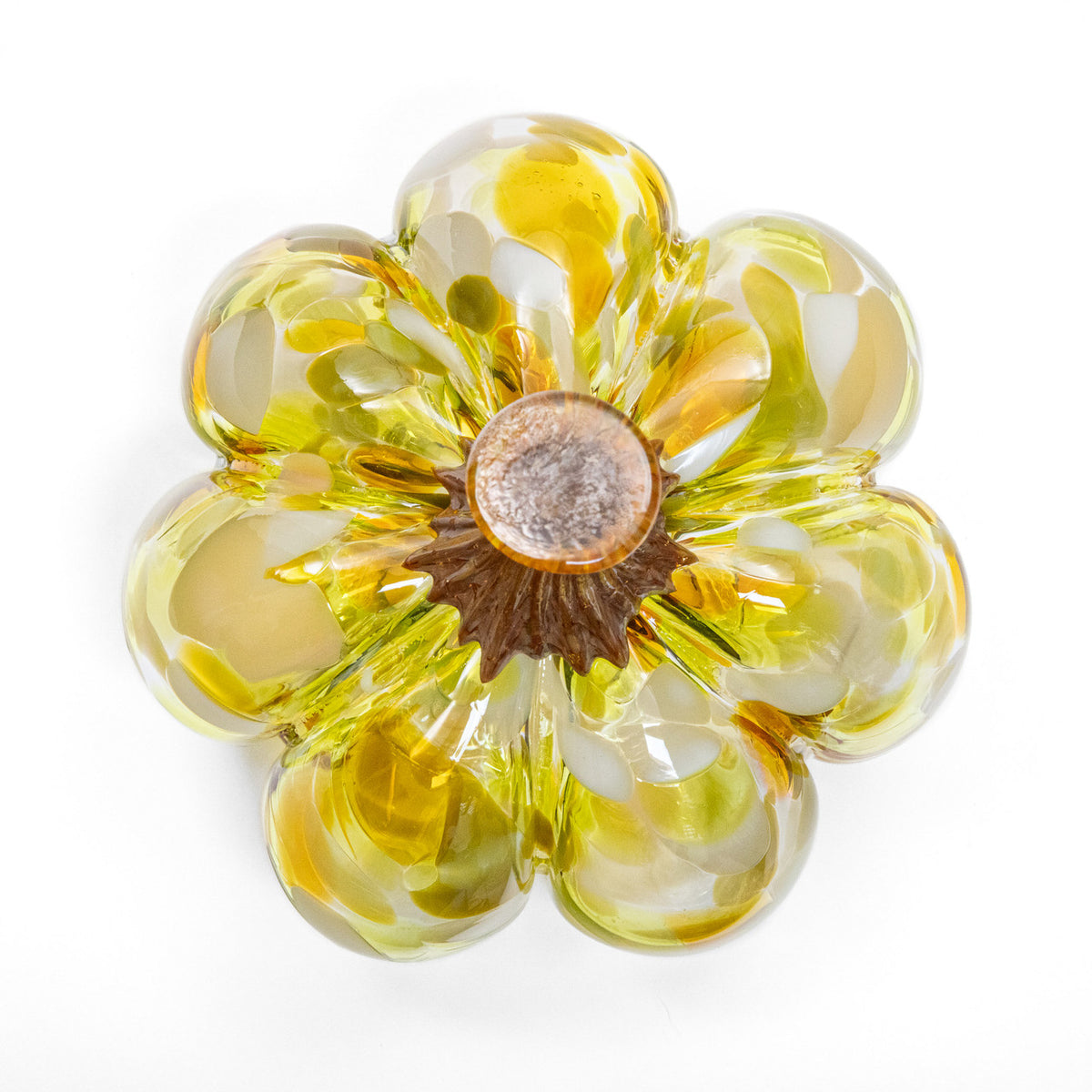 Chamomile Harvest | Mini Organic | Handblown Glass Pumpkin