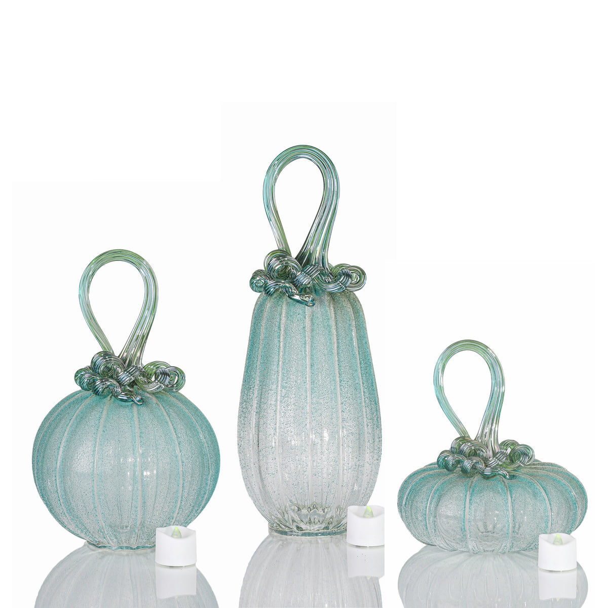 Enchantress Textured Pumpkin w/Tealight