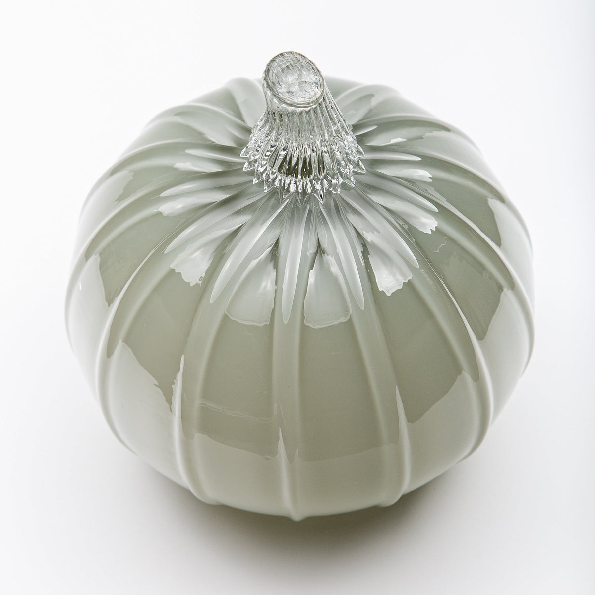 Earl Grey Glass Pumpkin w/Tealight