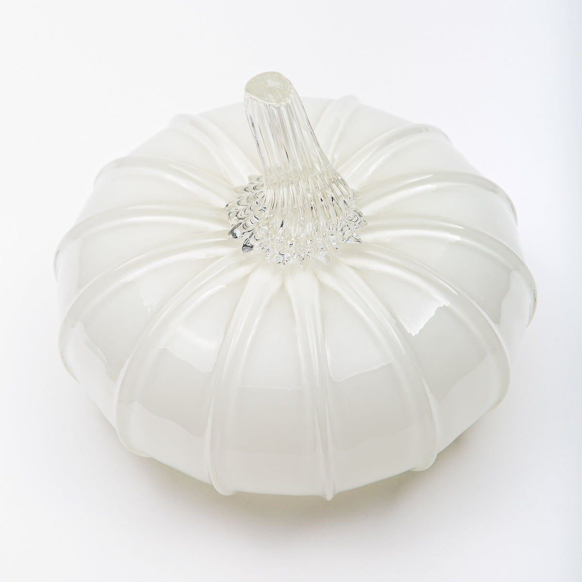 Cottonwood Glass Pumpkin w/Tealight