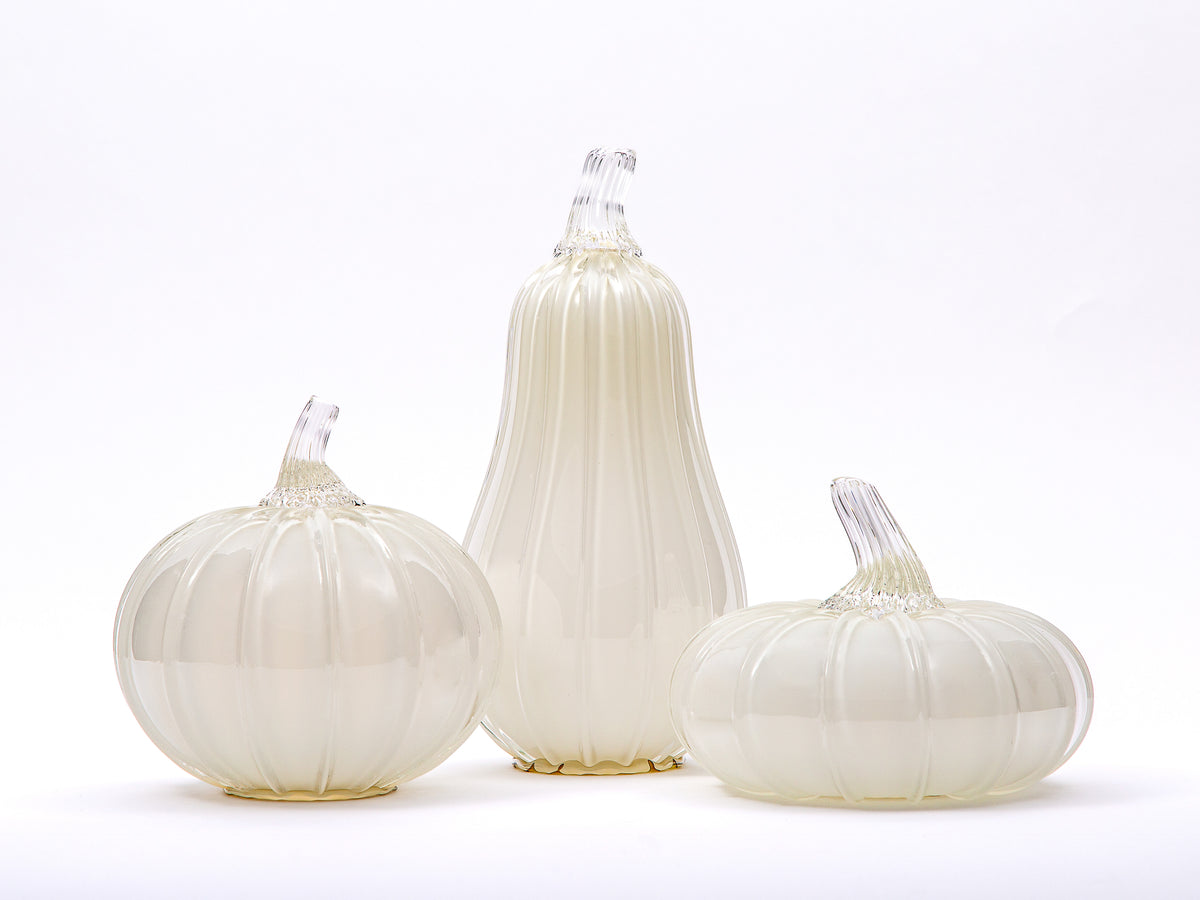 Cottonwood Glass Pumpkin w/Tealight
