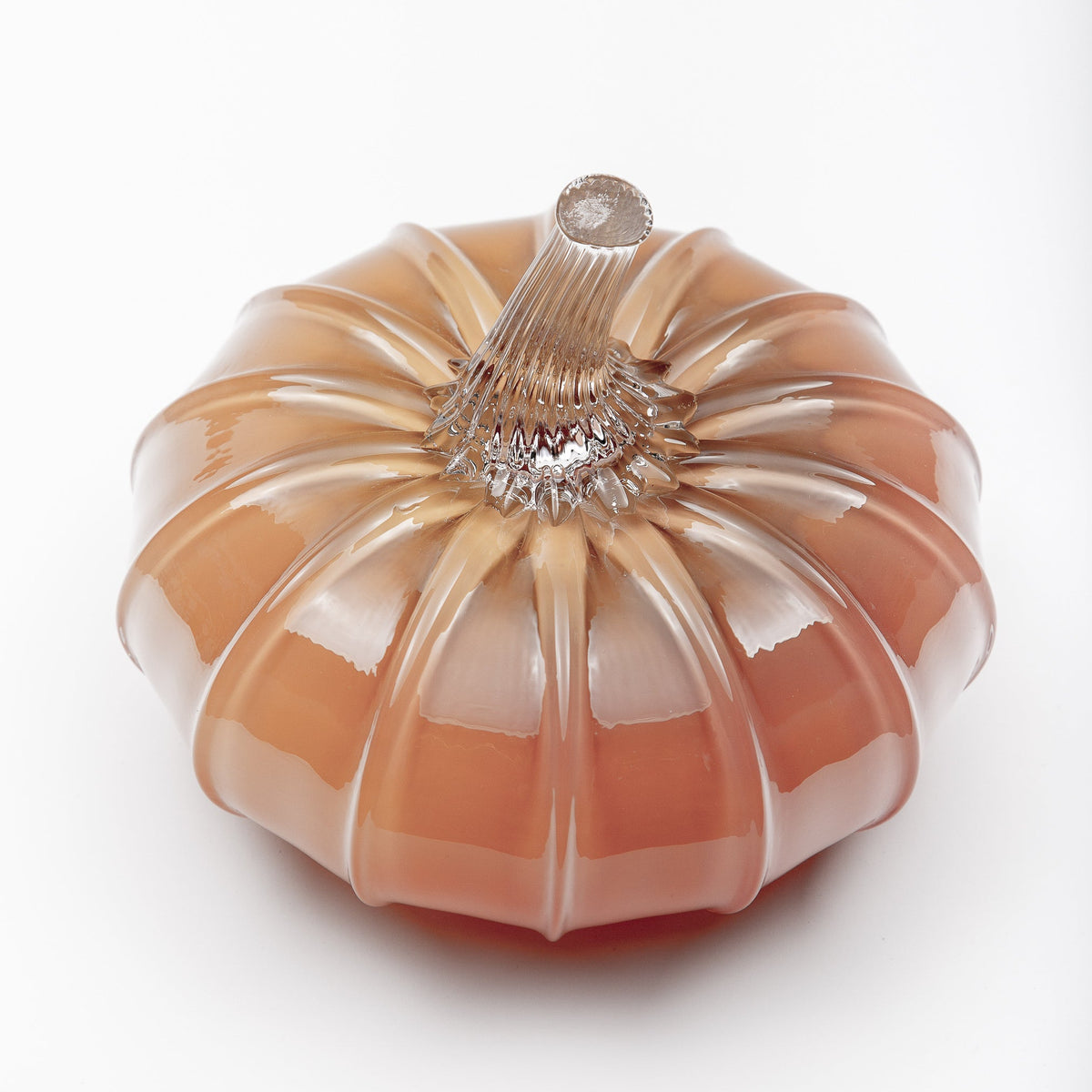 Moroccan Clay Glass Pumpkin w/Tealight