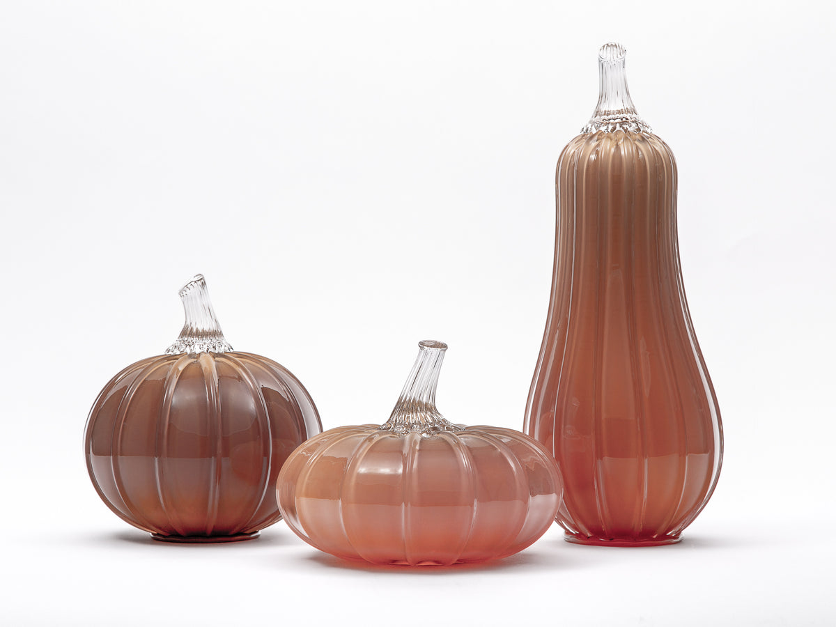 Moroccan Clay Glass Pumpkin w/Tealight