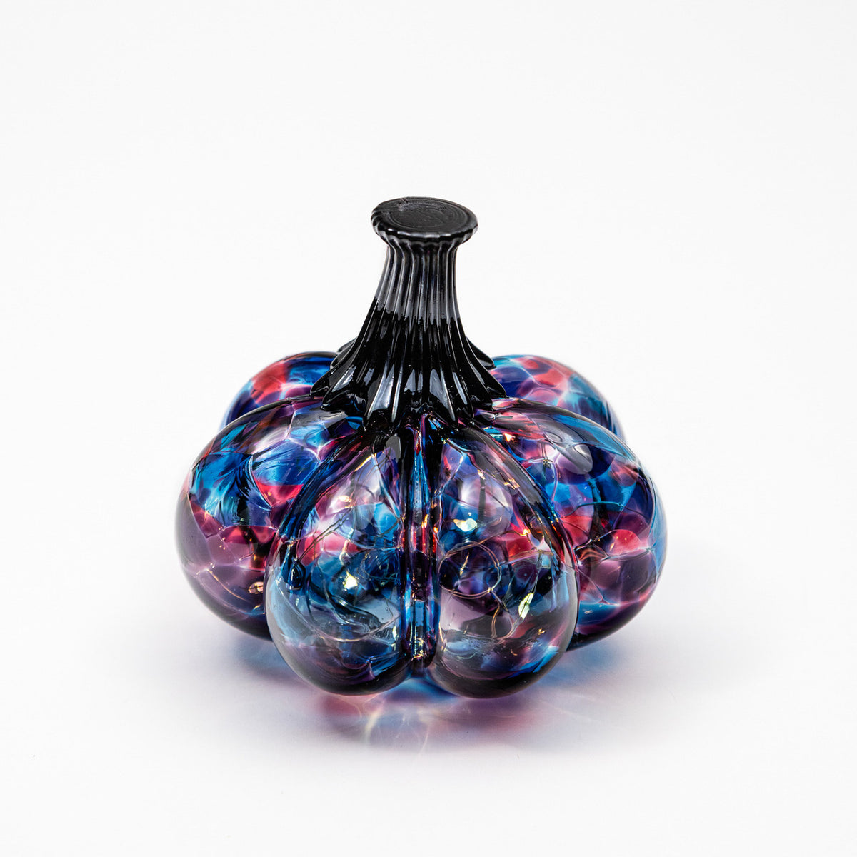 Cosmic Berry  | Mini Organic | Handblown Glass Pumpkin
