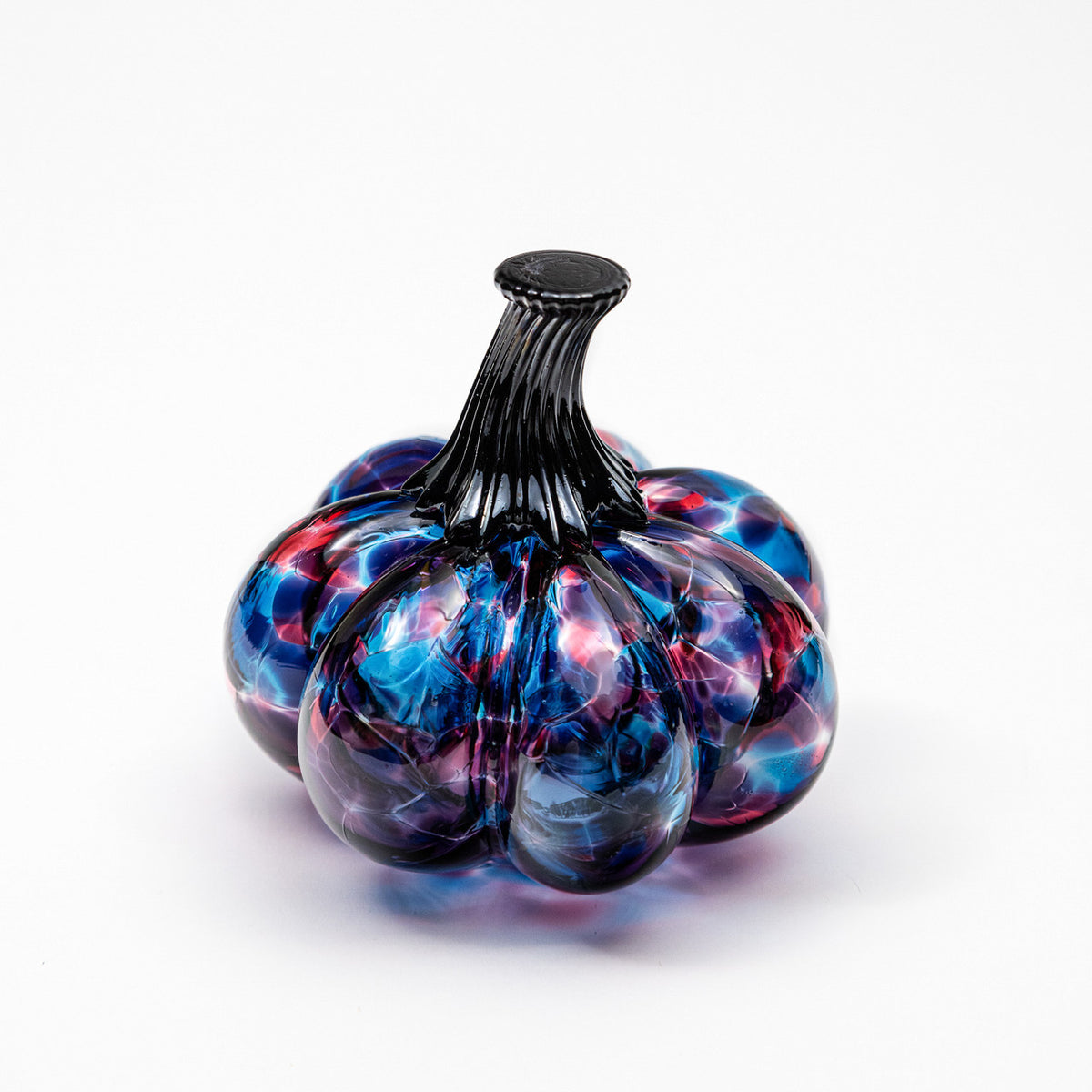Cosmic Berry  | Mini Organic | Handblown Glass Pumpkin