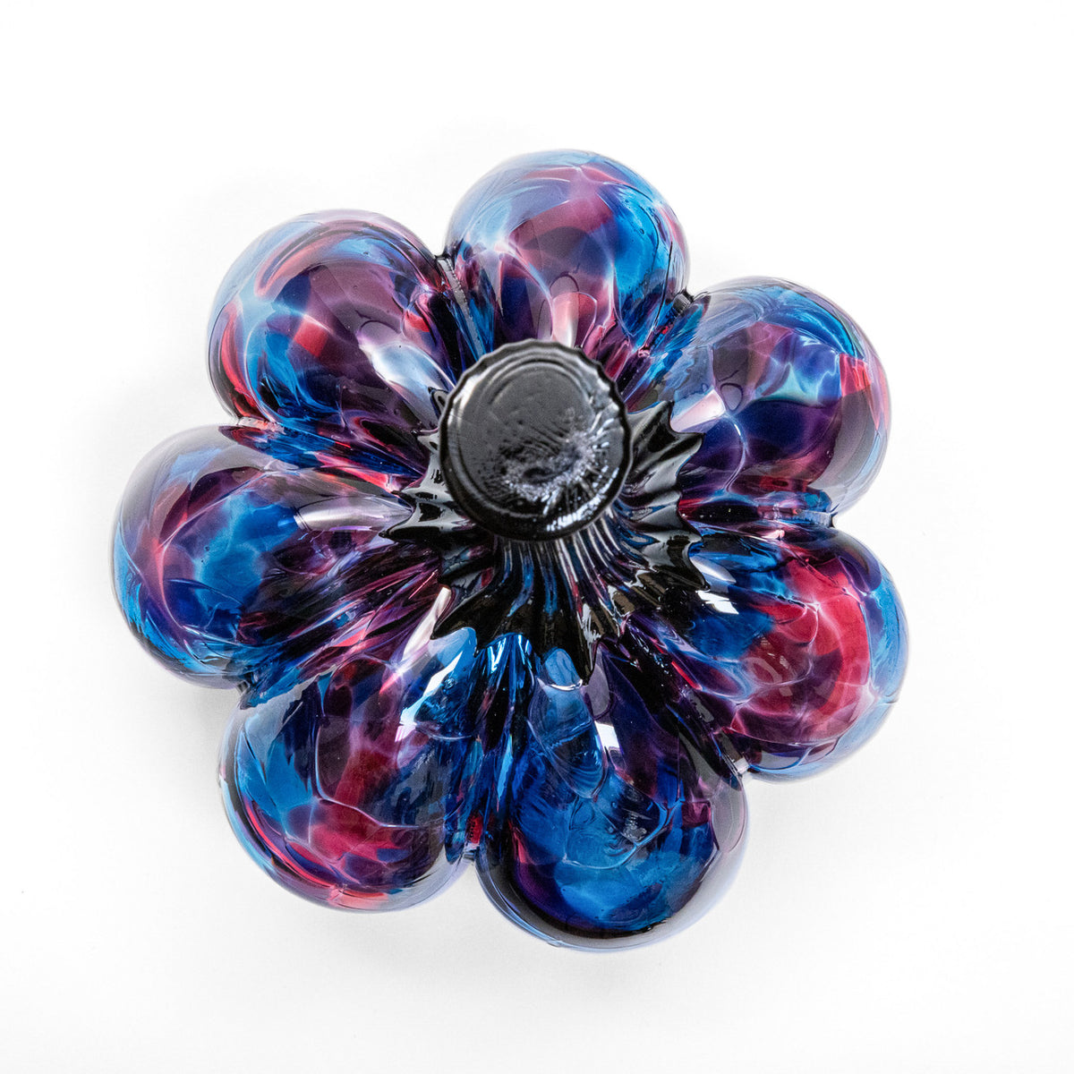 Cosmic Berry  | Mini Organic | Handblown Glass Pumpkin