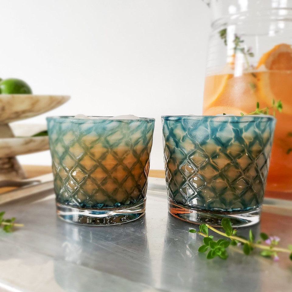Deep Pine Mindala Glass