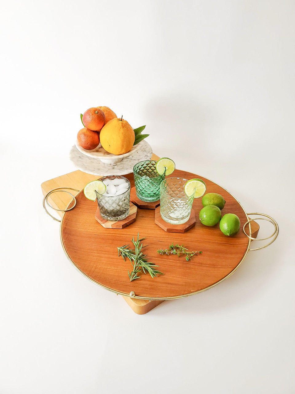Spearmint Mindala Glass