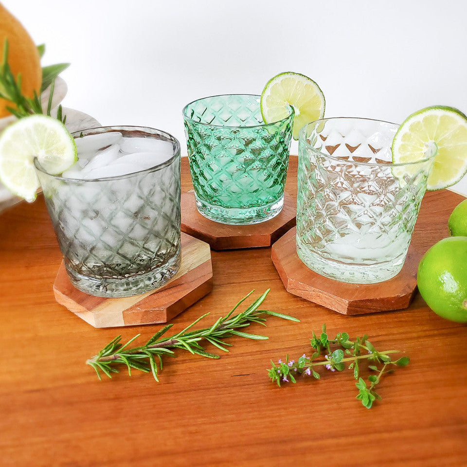 Spearmint Mindala Glass