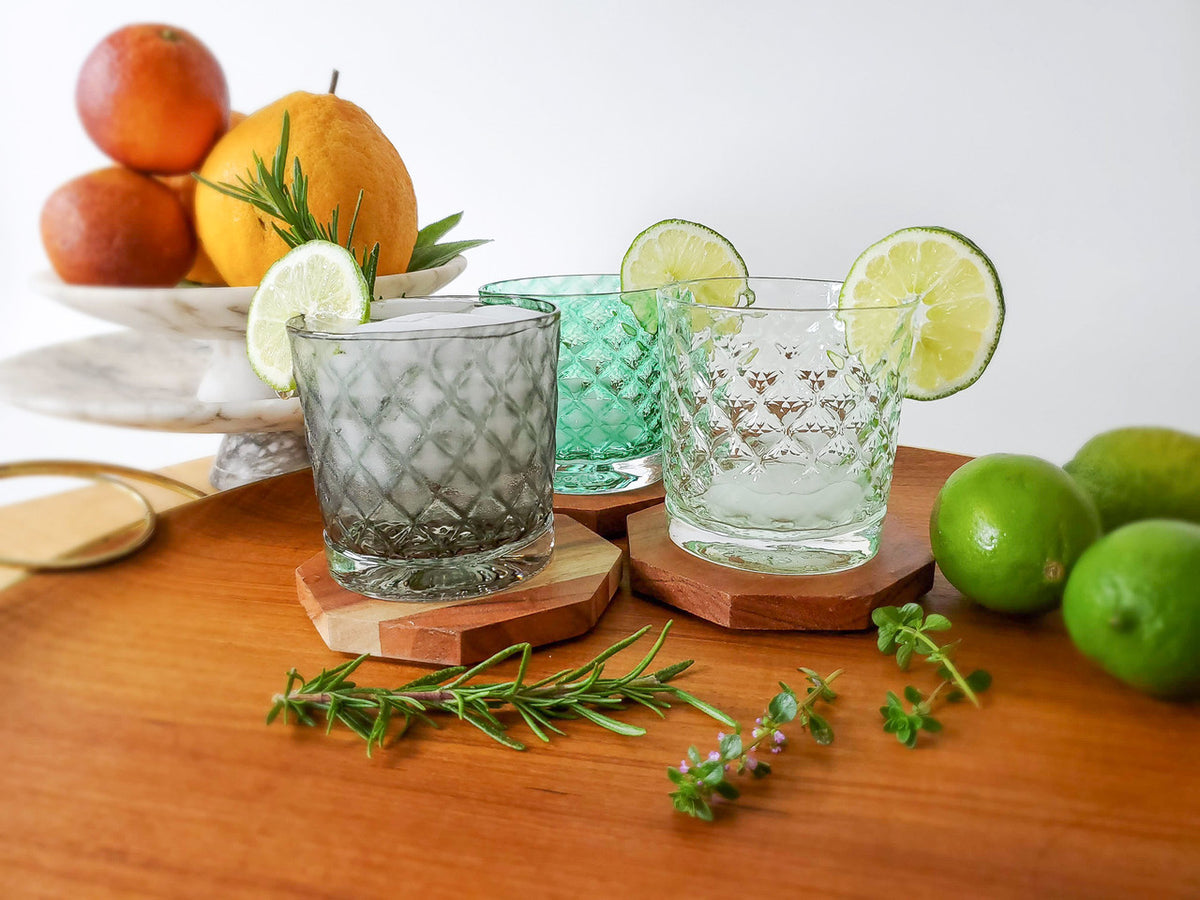 Spearmint Mindala Glass