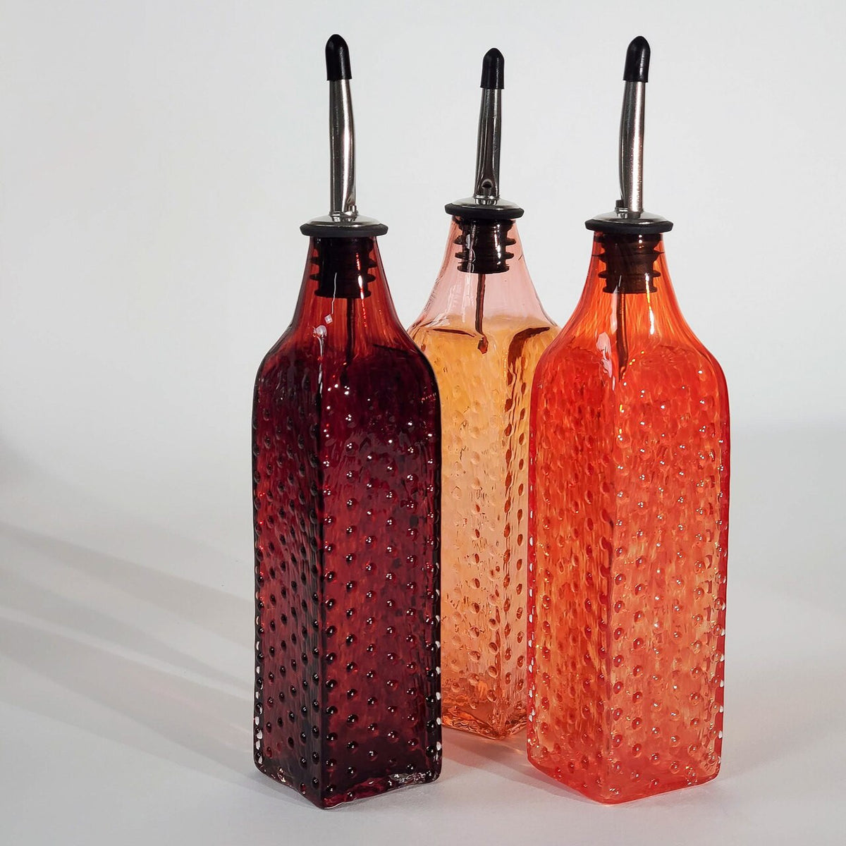 Sorbet Hobnail Handblown Bottle