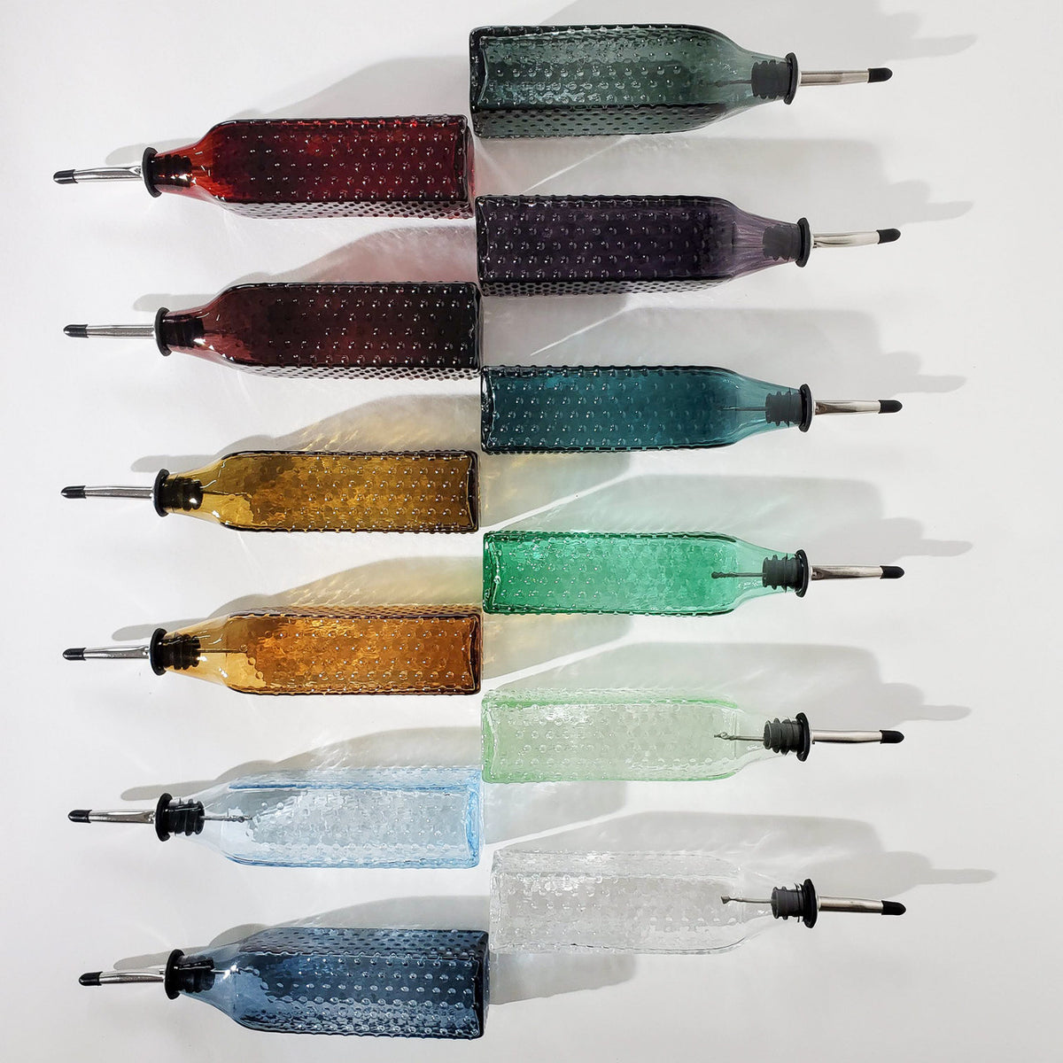 Tonic Hobnail Handblown Bottle