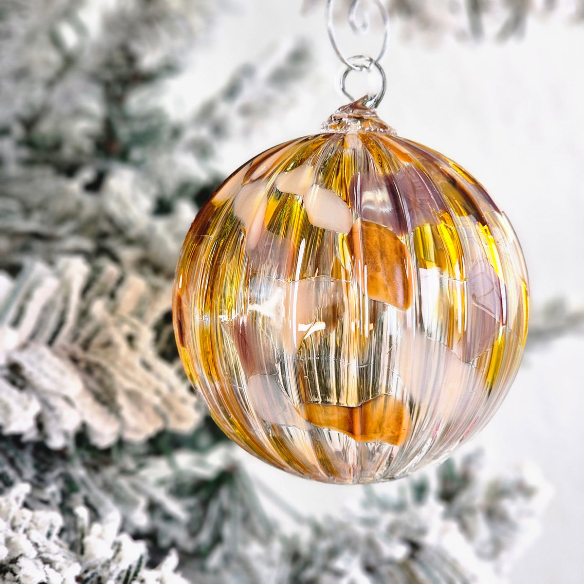Orangevale, CA Handblown Glass Ornament