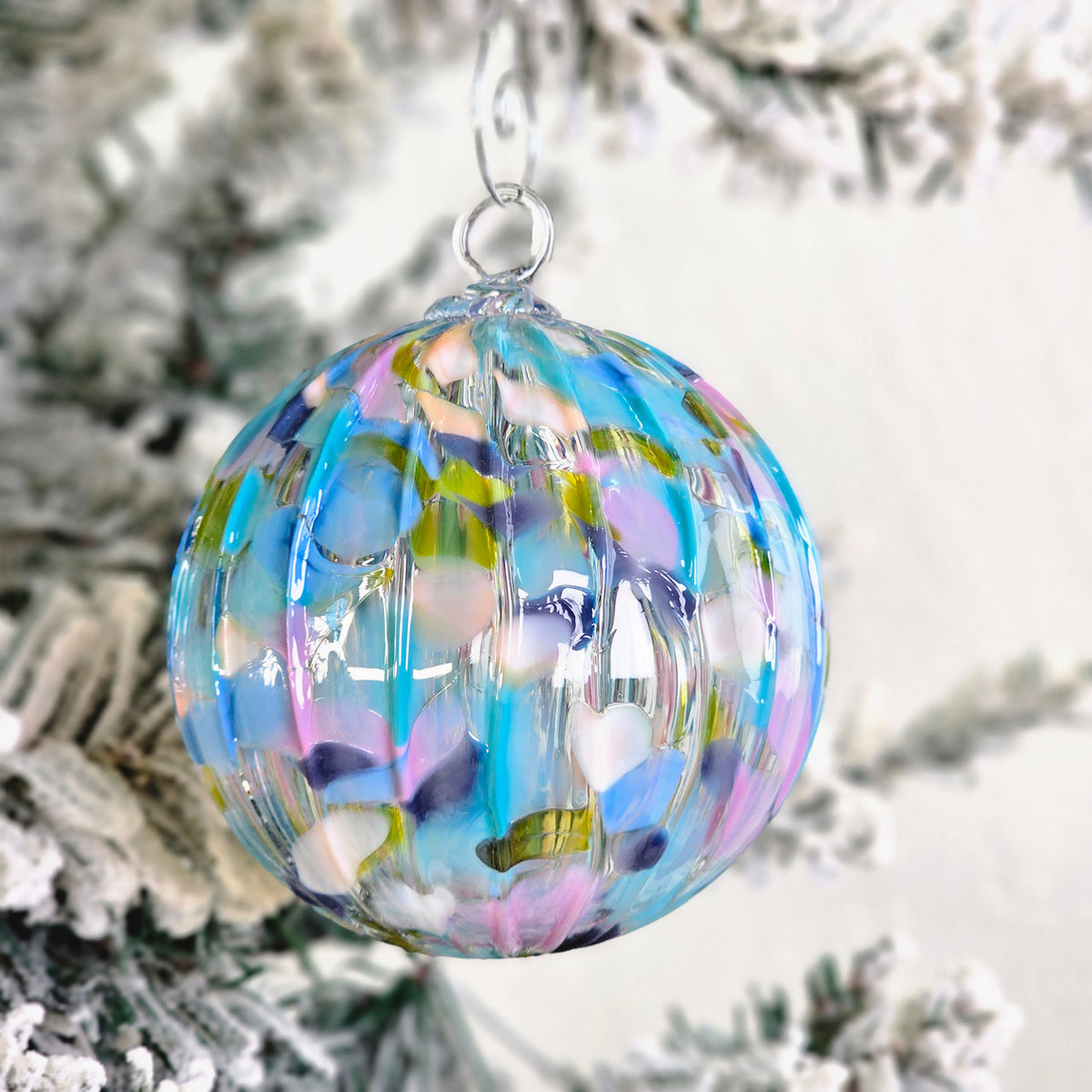 Santa Cruz, CA Handblown Glass Ornament