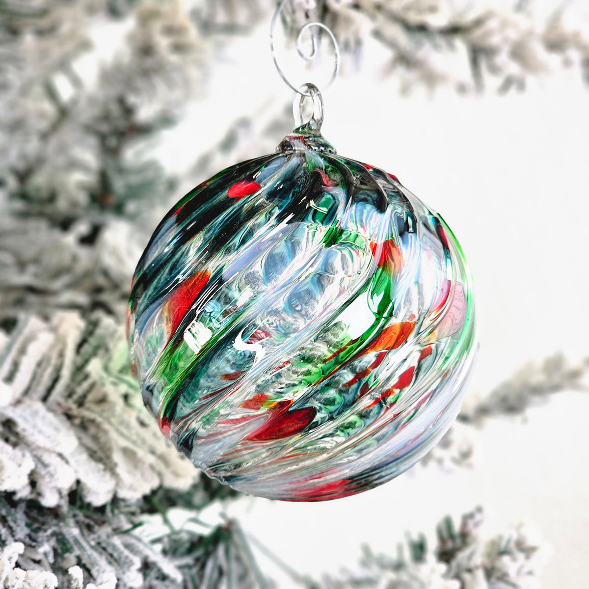 Holiday Traditions Handblown Glass Ornament