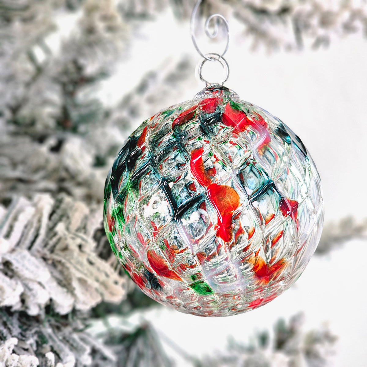 Holiday Traditions Handblown Glass Ornament